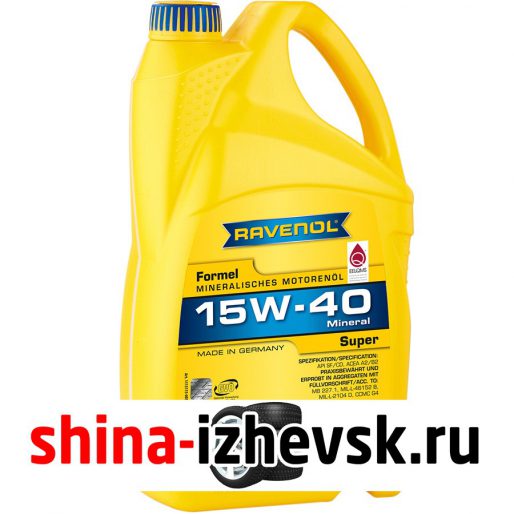 Моторное масло для автомобиля Ravenol Formel Super 15W40 5л в Ижевске